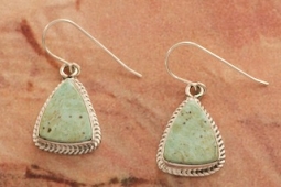 Rare Dry Creek Turquoise Sterling Silver Earrings